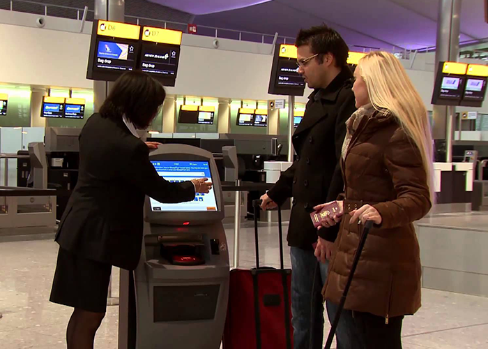 Check-in facility by Airlines