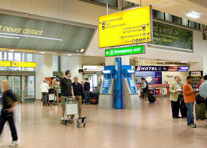 Inside the Terminal Building